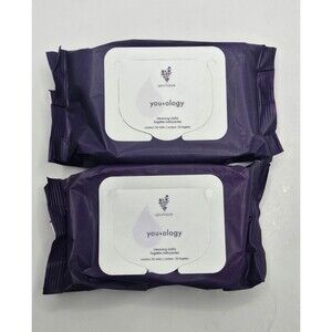 Younique Cleansing Clothes Set of 2, New never opened,  36 cloths per bag